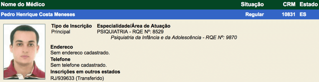 Consulte o site do CRM para saber se seu psiquiatra é especialista